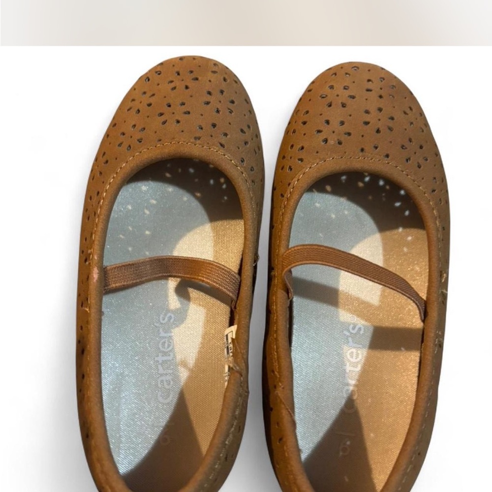 Carter's Brown girls ballet flats size 9